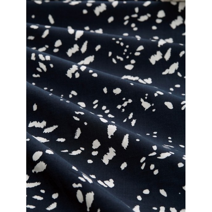 Tom Tailor Damesmode loose fit palazzo pants / broek 1049990 Navy dot